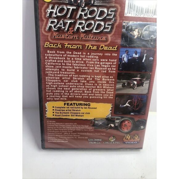 HOT RODS RAT RODS & KUSTOM KULTURE - BACK FROM THE DEAD - DVD - Sealed - Picture 4 of 7